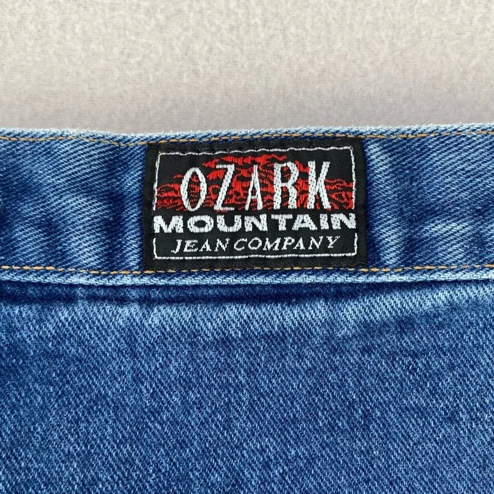 Vintage Ozark Mountain No-Back Jeans Womens 29‎ Blue Western High Rise Straight